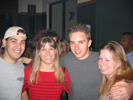 Chris, Jill, Nick, and I at the Library