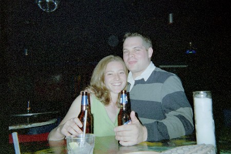 Julie and Erin at Sapphire for Blake's Birthday