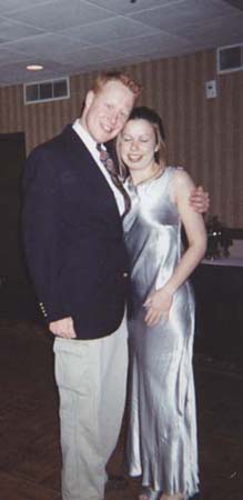 Kevin and I at the sorority formal