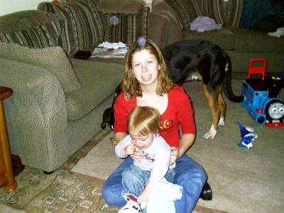 Me with my little nephew (and godson) Nathan...isn't he a cutie??