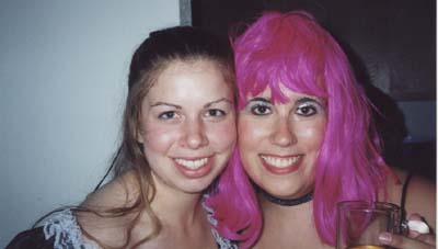 Me and Cortney at a halloween party