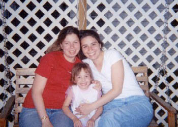 Me, my niece Nicole, and my sister Leigh, do any of us look alike?