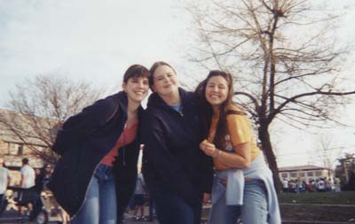Jules, MM, and Jai for a little sisterhood outing