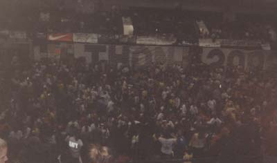 The dance floor for Thon, all the dancers