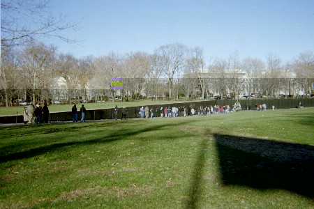 The Vietnam Memorial Wall, it was emotional!
