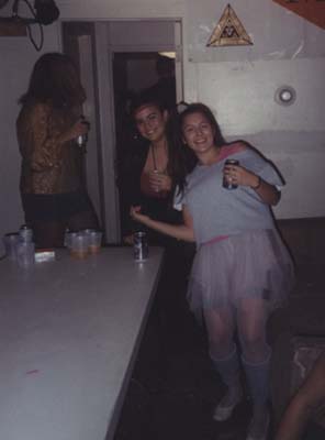 Zoe and Jai showing their Flashdance days