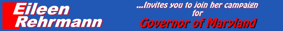 Eileen Rehrmann for Governor of Maryland