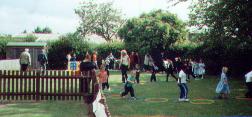 Children taking part in Barnardos Sponsored Toddle at Somers Park - Summer 2000.