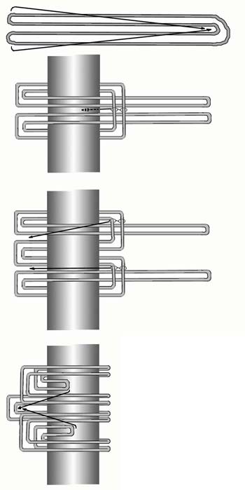 symmetrical tie alternative illustration