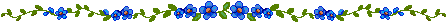 blue flower 
line