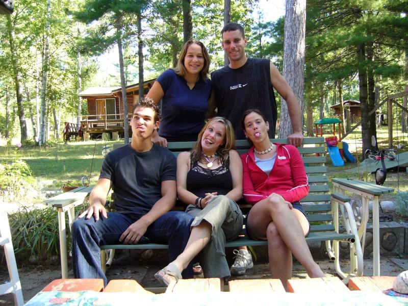 The Gang at the Cottage August 2004...Kayl again
