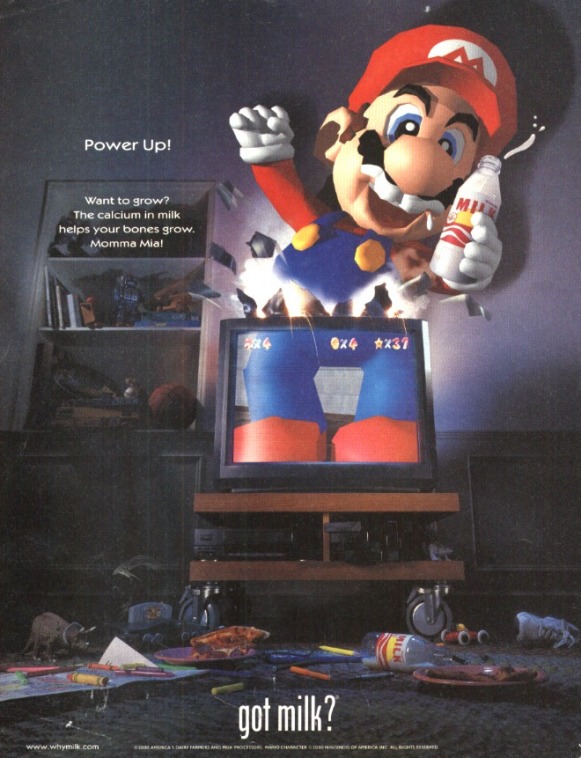 Be glad this isn't Mario Kart 64. Mario's not drinking and driving.