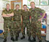 Simon, Steve, Johnny and Tony being educated 2001 