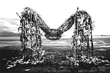 Michael Christian's 1997 Bone Tower, a year later