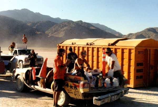 Image -- DPW crew at the gate
