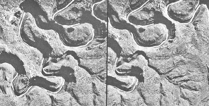 Image -- Dolores River, Colorado -- from 'Atlas of Landforms,' US Military Academy, 1965