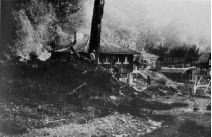 Debris flow in Inverness, 1982.