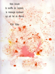 Rilke espace de silence