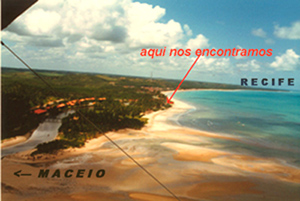 Wir befinden uns zwischen Maceio und Recife.