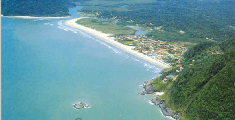 Vista a�rea - Praia do Guara�