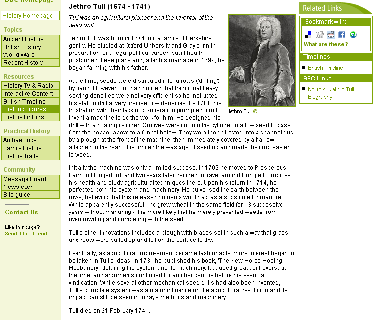 BBC site screenshot