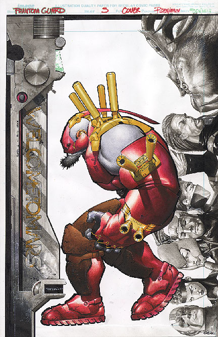 Original cover sketch by Ryan Benjamin