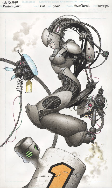 Original variant cover sketch by Travis Charest