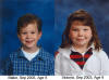 My nephew and niece, Blake and Victoria, children of Shane and Julia