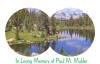 Funeral service program cover.  Paul Mulder gravesite service at Mount Olivet Cemetery, Renton, WA, on May 1, 2004.