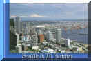 Seattle with Mount Rainier in the background