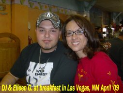 Eileen with her son, DJ.