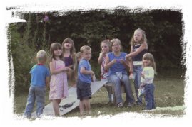 July 4th - kids enjoy the backyard bash!
