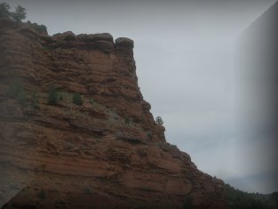 Red rock formation not far from Grand Junction, CO