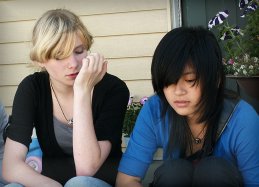 Latisha with foreign exchange student from China, Daisy (her real name is too difficult so she goes by Daisy in the U.S.)