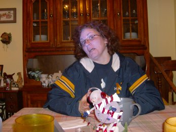 Debbie J. Her sense of humor lifts my spirits.