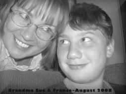 Grandma Sue and France posin' for a photo 