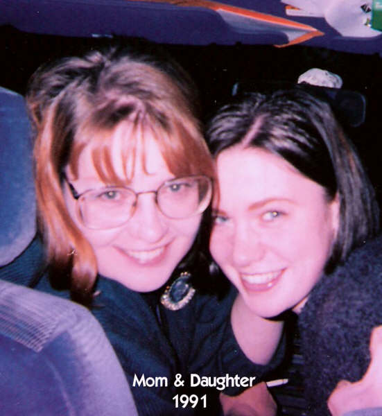 Nostalgic-Me and daughter, Heather 1991. She was 16; I was 35 ...how time flies!!&nbsp; 