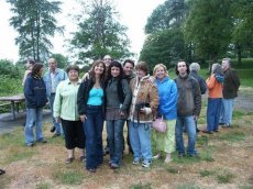 Me with some of my Canadian friends-miss you all alot! (Suzi in brown coat left of the gal in blue)