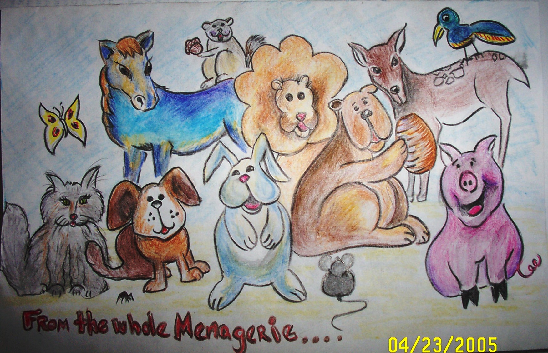 Cartoon Get Well Card for Sis@2006-07