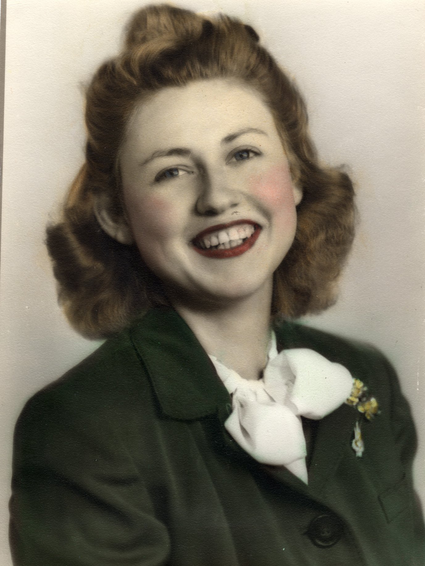 Suzi's Mom-high school portrait, era mid-late 1930's. Now you know where we get our looks from! ;-)