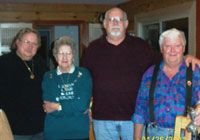 Doc Jay, his mom, Merrill and Peter - Thanksgiving Day a few years ago.