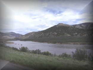 The Colorado River-would be a great spot to put a house right next to the river.