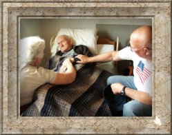 Merrill, his Mom, Helen & Dad, Jim, married 65 years this year- - July 2009