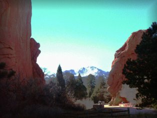 Garden of the Gods, Colorado Springs, CO in the Springtime