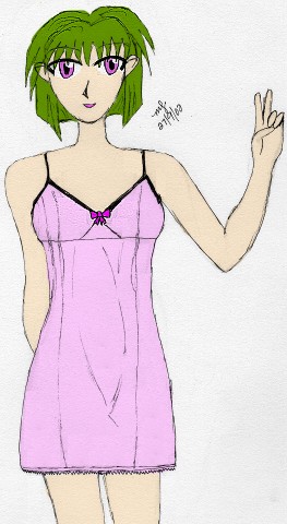 Green Haired Girl
