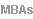 MBAs