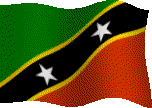 THE NATIONAL FLAG of St. Kitts & Nevis features green for our fertile lands, yellow for our year-round sunshine, black for our African heritage, and red for our struggle from slavery through colonialism to independence. It also displays two white stars on a black diagonal bar, symbols of hope and liberty.