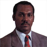 The right Honourable Vance Amory, Premier and Minister of 