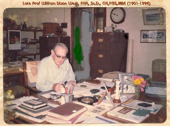 Late Prof W D West :Author's friend, philosopher and guide