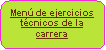 Rect�ngulo redondeado: Men� de ejercicios  t�cnicos de la carrera
